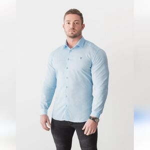 Men's Tapered light blue fit shirt XL